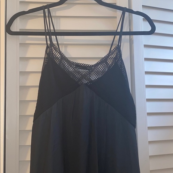 Zara mesh netting handkerchief hem LBD - Picture 2 of 4